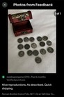 Roman Brothel Coins Full Set 1-16 W  Gift Box Tokens Caligula Ancient Spintria