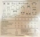 Chery Williams Heirloom Pattern 133e Long   Short Overalls- Large Size 3-6 Years
