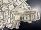 1935 One Dollar   1  Star Note Average Circulated Silver Certificate Star Bill