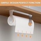 Paper Towel Holder Under Cabinet  Silver Paper Towel Holder Wall Mount  Stainles