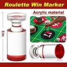 Roulette Win Marker And 2 Pcs 15 Mm Balls Acrylic Accessories Wheel    