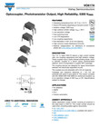 50x Vo617a-3 Vo617a Vishay Optocoupler Phototransistor Output High Isolation
