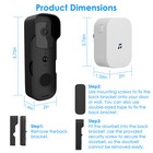 Wireless Wifi Smart Doorbell Intercom Video Camera Door  Chime Security 