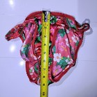 Vtg Y2k Sz m Joe Boxer Satin String Bikini Panties Hard To Find Hibiscus Print  