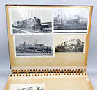 Vintage Scrapbook With Locomotives Western Maryland pere Marquette Railway