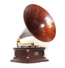 1906 Victor Vi Phonograph W original Victor Spear Tip Wood Horn   Exceptional
