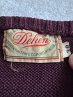 Vintage Dehen Knitting Co  Sportswear 100  Wool Sweater Cropped Length