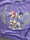 Kpop Demon Hunters Huntrix Scuba Girls Youth Size Xxl Purple Sweatshirt