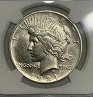 1921 Peace Dollar  Ngc Ms-61  High Relief   Mint State Key Date