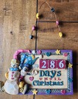 Vintage Disney Holiday Days To Christmas Countdown Calendar Mickey   Snowman Vtg