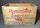 Vintage Remington Arms Express Dupont 12ga Wood Ammo Crate box Nice Condition
