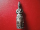 J7997antique Dutch 835 Silver  Novelty Figural  China  Men Needle Case  See Desc