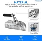 Sand Scoop For Metal Detecting Stainless Steel Beach Scoop Shovel W Long Handle