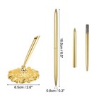 1 Set Wedding Pen With Pen Holder  Guest Book Pen With Holder  Gold Tone