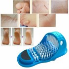 Bath Shower Spa Foot Scrubber Brush Slipper Easy Cleaner Scrub Feet Massage Wash
