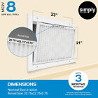 Simply Filters 21x23x1 Merv 8  Mpr 600  Ac Furnace Hvac Air Filter