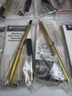 Lot Of 10 Rockler Rhodium Soft Grip Pen Kits Brand New W instruction Materials