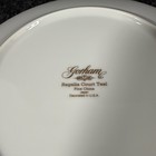 Vintage Gorham Fine China Regalia Court Teal Salad Plates Lot Of 2  7 3 4    Wide