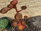 Antique Cast Iron Plant Stand With Swinging Arms Victorian Style