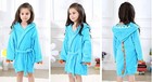 Kids Boys Girls Bath Robe Toddler Cotton Towel Animal Baby Dinosaur Hooded Bathr