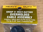 Black Negative Overmolded 3 Battery Cable Harness Freightliner Sterling 04365