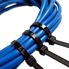 100 Black Cable Zip Ties Heavy Duty Uv Resistant Ul 4 6 8 10 12 15 18 24    36 