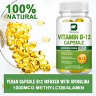 Vitamin B-12 Complex 120ct  B-12 Vitamins  Energy  Cardio  Aids Nervous System