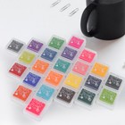 24 Colors Colorful Ink Pad Stamp Inkpad For Rubber Stamp Scrapbook Decoration