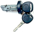 New Gm Oem Ignition Key Lock Cylinder Switch W 2 Chevy Bow-tie Logo Chip Keys