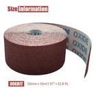 80 Grit Sandpaper Roll 2  X 32 8 Feet Emery Cloth Roll Abrasive Sand Paper Ro   