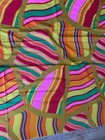Cool Vintage 1960-70s Samson   Abbott Vintage Bright Fabric 2 1 4 Yards 43    W
