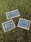 Sandi Coastal Wall Print Art Set 3 Framed Dolphin Fish Turtle Mixed Media
