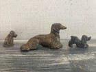 3 Vintage Antique Dogs Paperweights