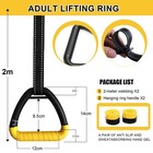 Haenayc Gymnastic Rings  Rings Equipment  Pull-up Yellow