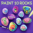 Glow In The Dark Rock Painting Kit For Kids Ages 6-8 Arts And Crafts Fun