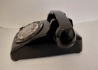 Vintage Black Rotary Telephone 1983 Western Electric Bell System 