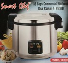 Wrc-1070 Smart Chef 33cups 66 Cups Cooked   S s Rice Cooker With 120v-1650w