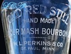 Antique Old Red Still Sour Mash Bourbon Jug Saloon Back Bar Bottle St Paul Mn