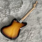 3 Tone Sunburst Jaguar Electric Guitar Hh Pickup Rosewood Fretboard Chrome Part