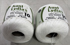 Aunt Lydia s Viscose From Bamboo Crochet Thread Size 10 White 600 Yds New