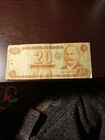 20 Cordobas Banknote Nicaragua 2002