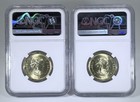 2022  1 Canada Ngc Ms67 Alexander G Bell Loon Loonie Dollar Matched 2-coin Set