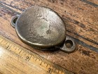 Cast Bronze Concave Foot cheek Single Block 1 1 4  Bronze Sheave Max 5 16  Line