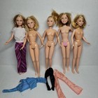 Mary-kate And Ashley Doll Lot Of 5 Dolls Mattel Vintage - As Is