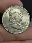 1961-d - Franklin Half Dollar - 90  Silver - Fine Condition