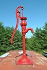 Original Rare Early Red Jacket Mellon Top Cast Iron Hand Water Well Pump