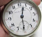 Antique 1903 Hamilton Open Face Pocket Watch  58mm   21jewels   7-c603