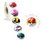 Pokemon Pokeball Sticker Roll Lot Of 500pcs New