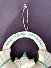 Dept 56 Claddagh Ornament Porcelain Love Loyalty Friendship Heart Irish Celtic