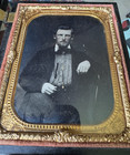 1 4 Plate Id d Purple Glass Ambrotype Confederate  Louisiana-style Battle Shirt